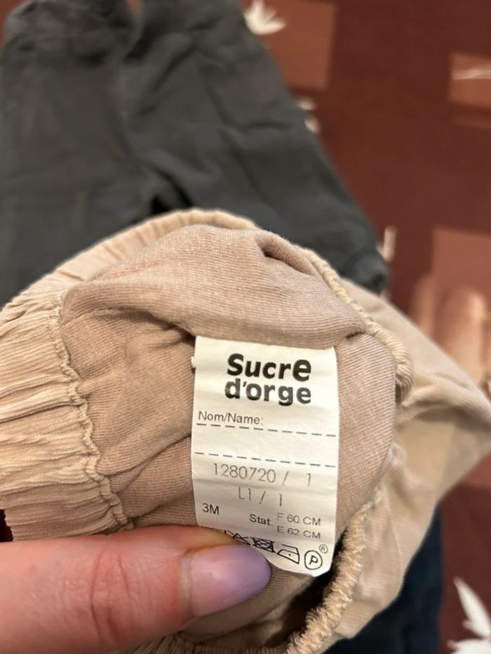 Lot 3 pantalons 3 mois - photo numéro 3