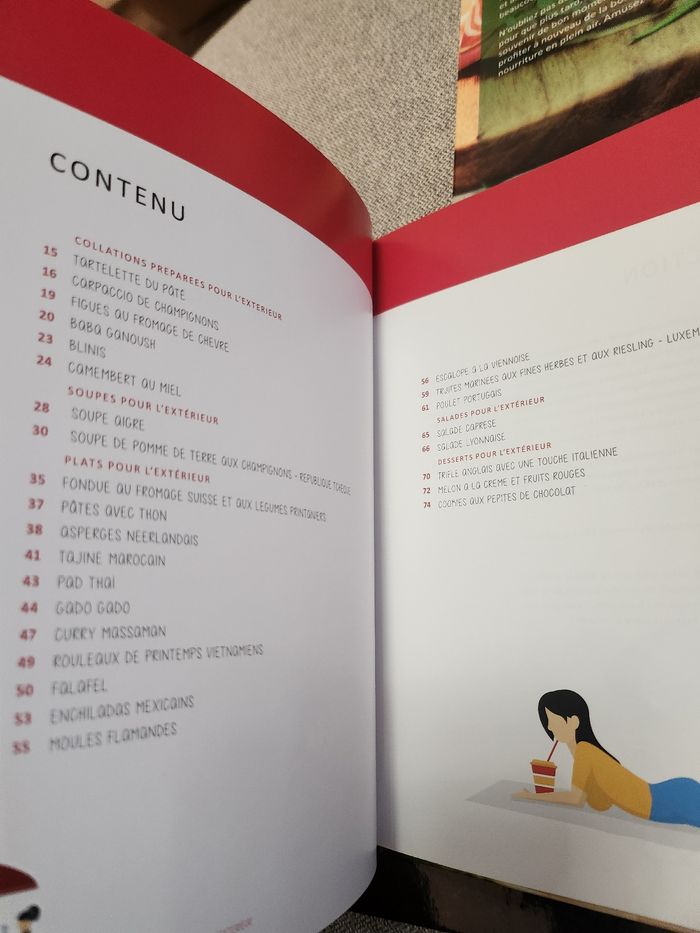 Lot 3 livres de 27 recettes pique-nique, plein air, exterieur - photo numéro 4