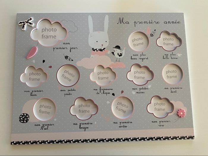 Pèle mêle - Ma première année Collection Miss Chipie / Miss Fleur de Lune de Sauthon