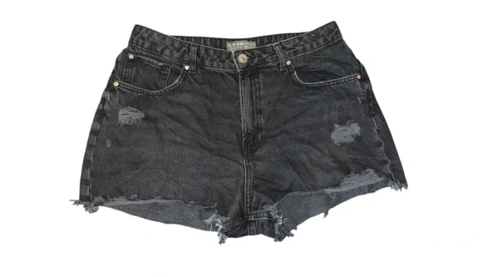 Short noir jeans femme Primark 44