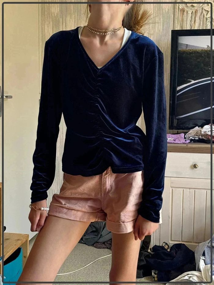 Top doux style velours taille 38/40 marque Jefferson