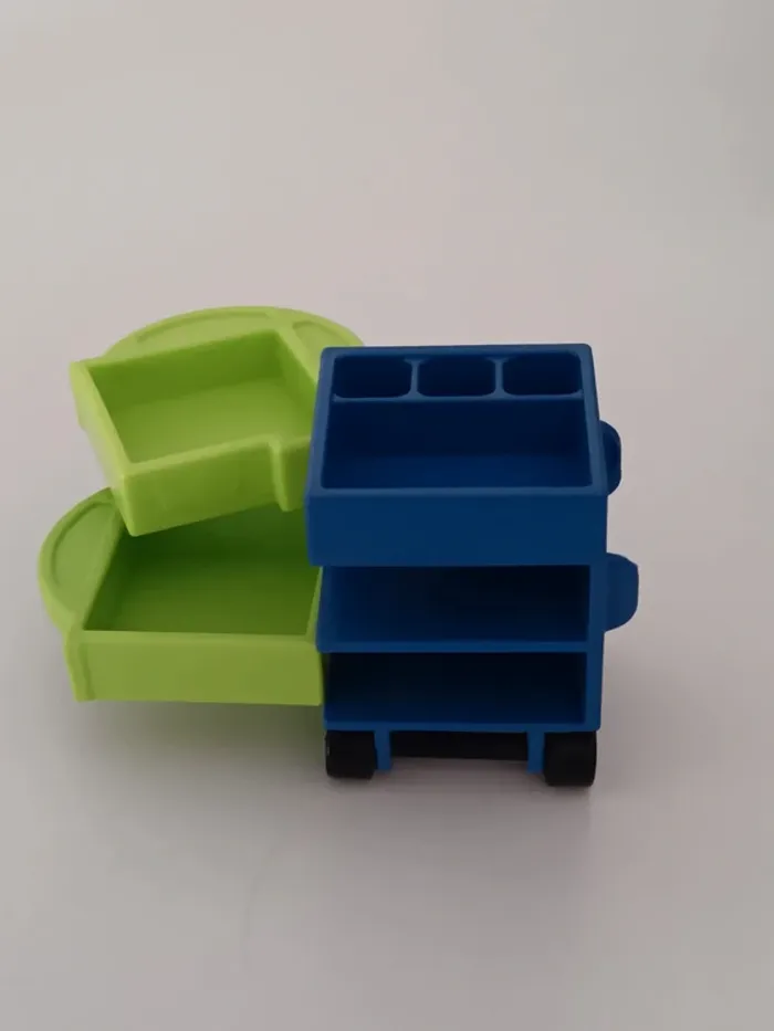 Chariot Vert & Bleu Playmobil