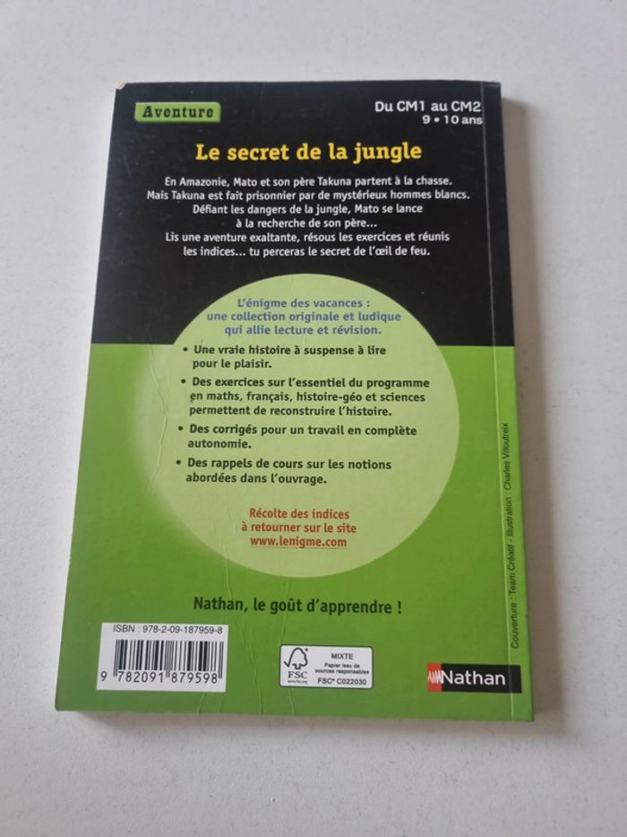 Livre cahier de vacances - photo numéro 2
