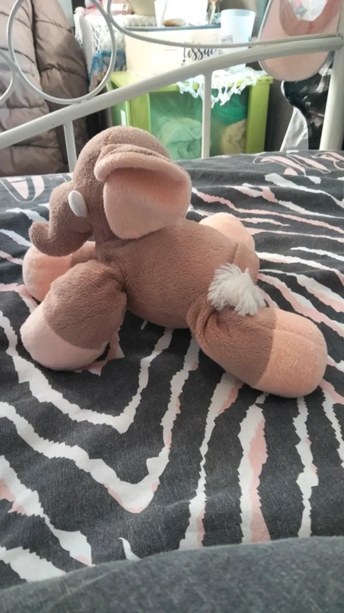 Peluche éléphants - photo numéro 2