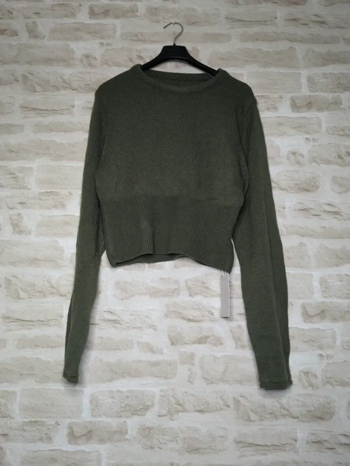 Pull kaki – Taille M neuf avec étiquette