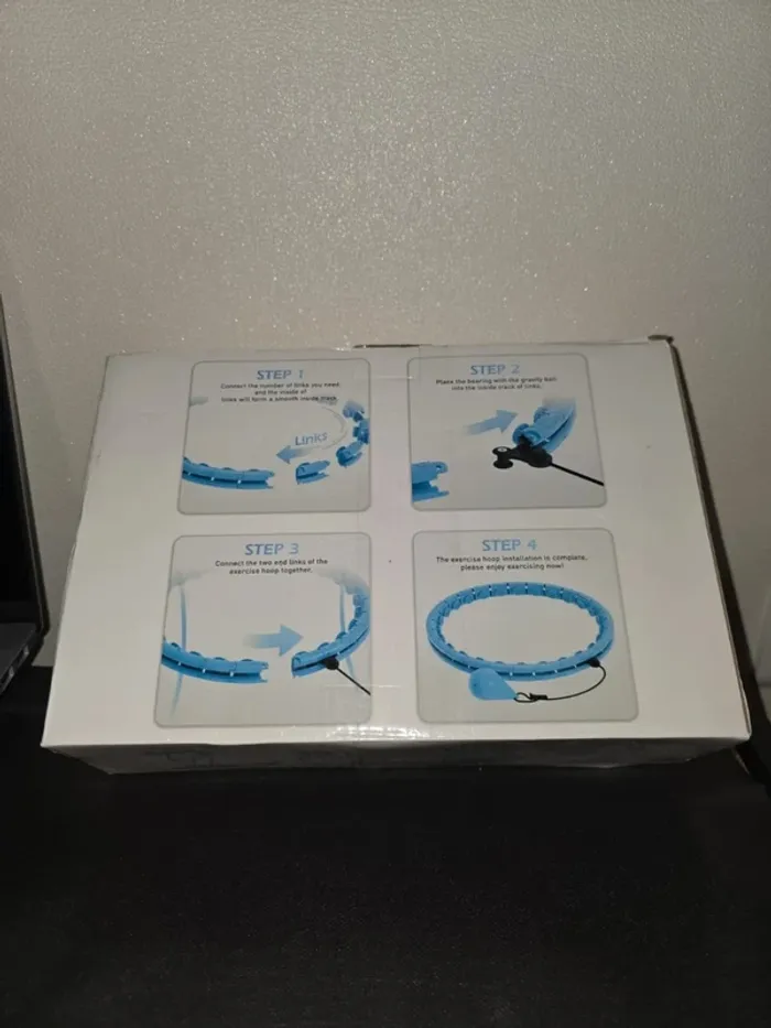 [NEUF] Cerceau lesté fitness bleu - photo numéro 2