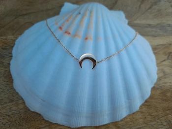 Bracelet lune plaqué or