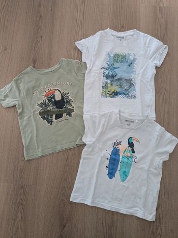 Lot t-shirt manches courtes Orchestra Vertbaudet