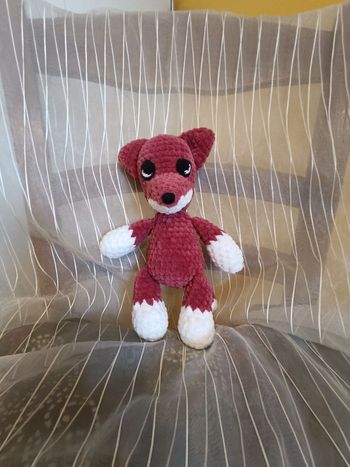 Renard peluche amigurumi 