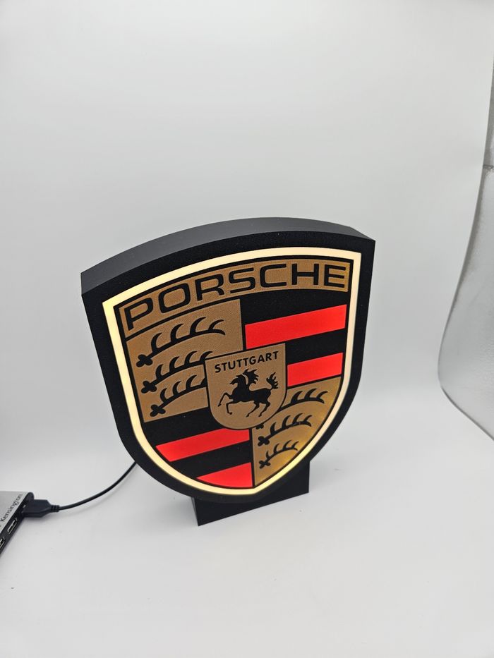 Lampe lumineuse à led porsche - photo numéro 5
