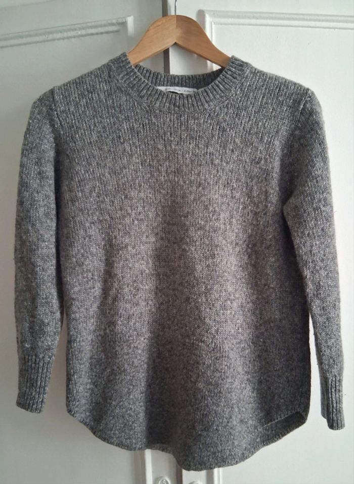 Pull gris & Other Stories en laine et alpaga