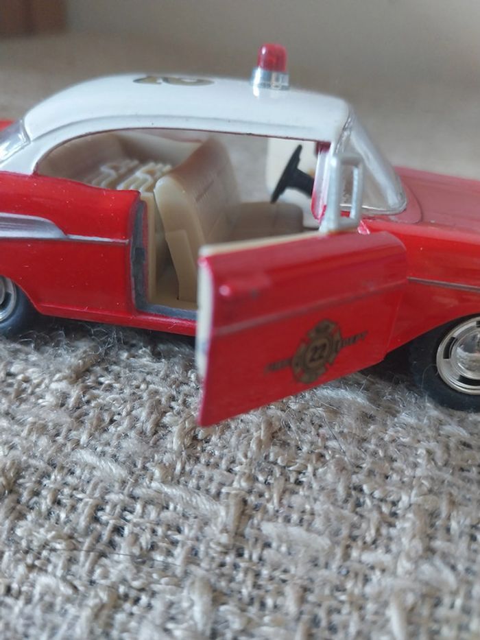 Chevrolet Bel Air Fire Chief 1957 Vintage 1/40 - photo numéro 9