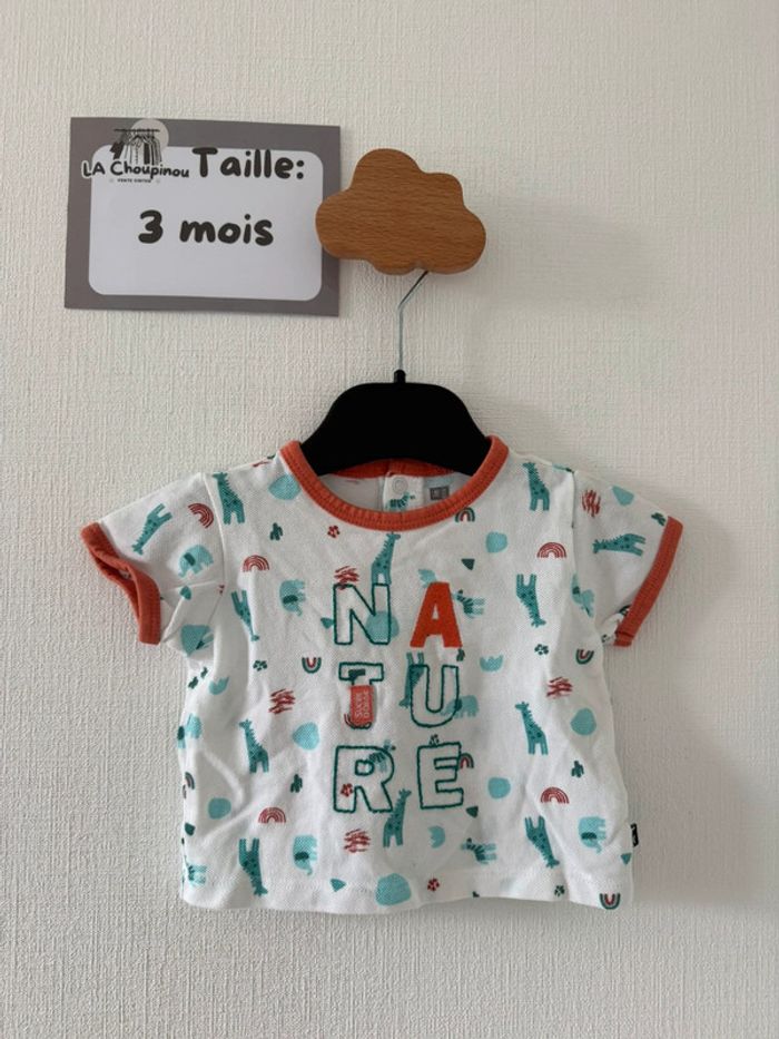 Tee shirt été - taille 3 mois 🌼