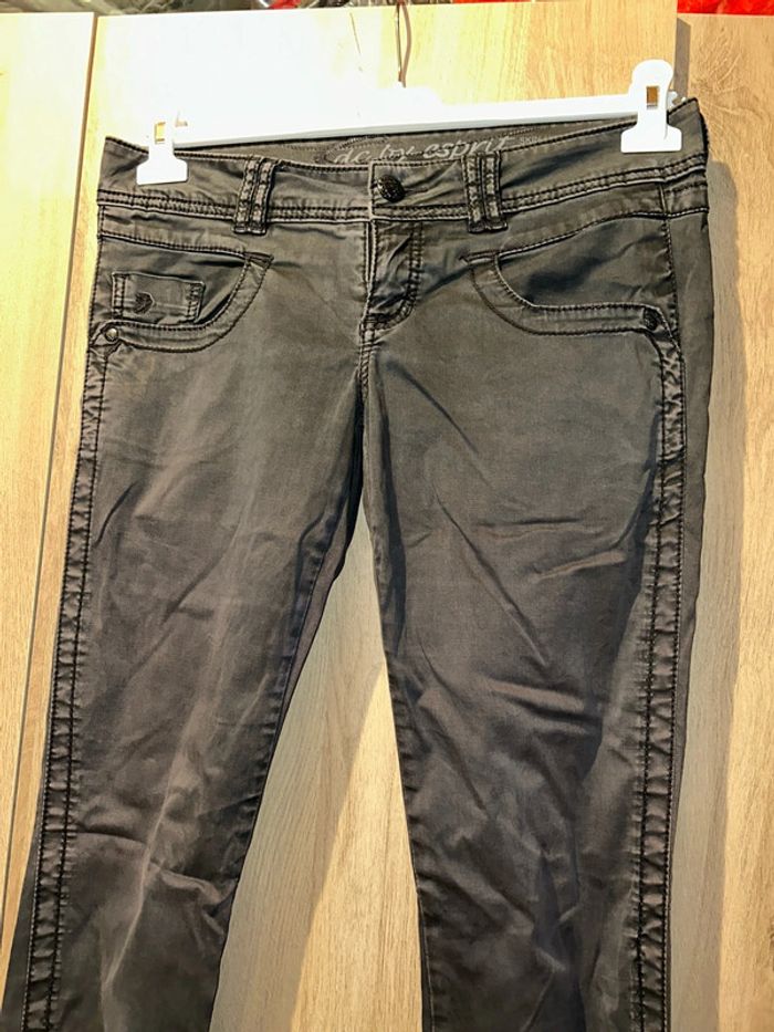 Pantalon skin gris taille M 38 - photo numéro 3