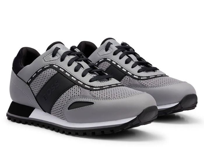 Baskets - Hugo boss - neuves - taille 43 - Gris & Noir - photo numéro 1