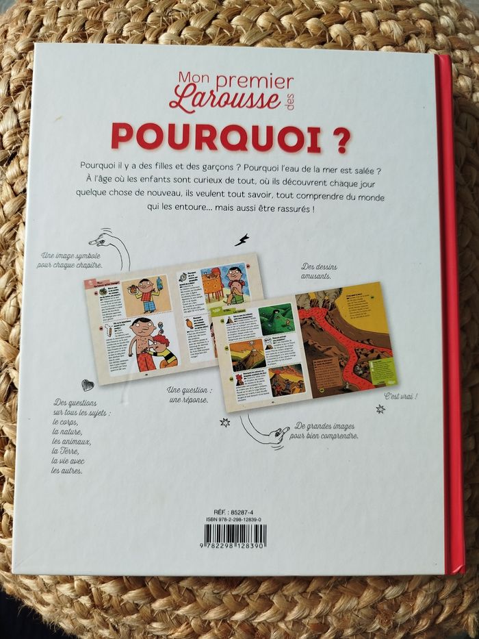 Livre éducatif enfants, Mon premier Larousse des pourquoi, 5/7ans, Neuf - photo numéro 2