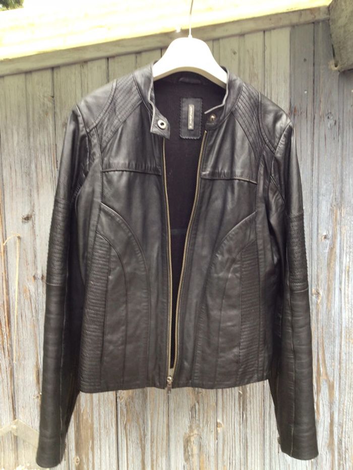 Veste en cuir -  Nafnaf