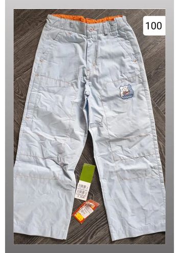 pantalon bleu ciel garçon 6 ans Sarabanda