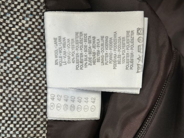 Jupe marron chiné Yessica - Taille 42 - photo numéro 5