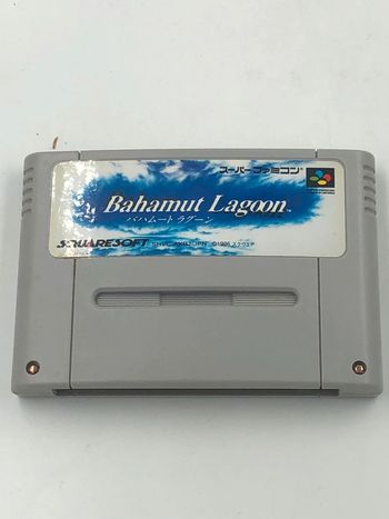 Jeu vidéo Bahamut Lagoon sur console Nintendo Super Famicom