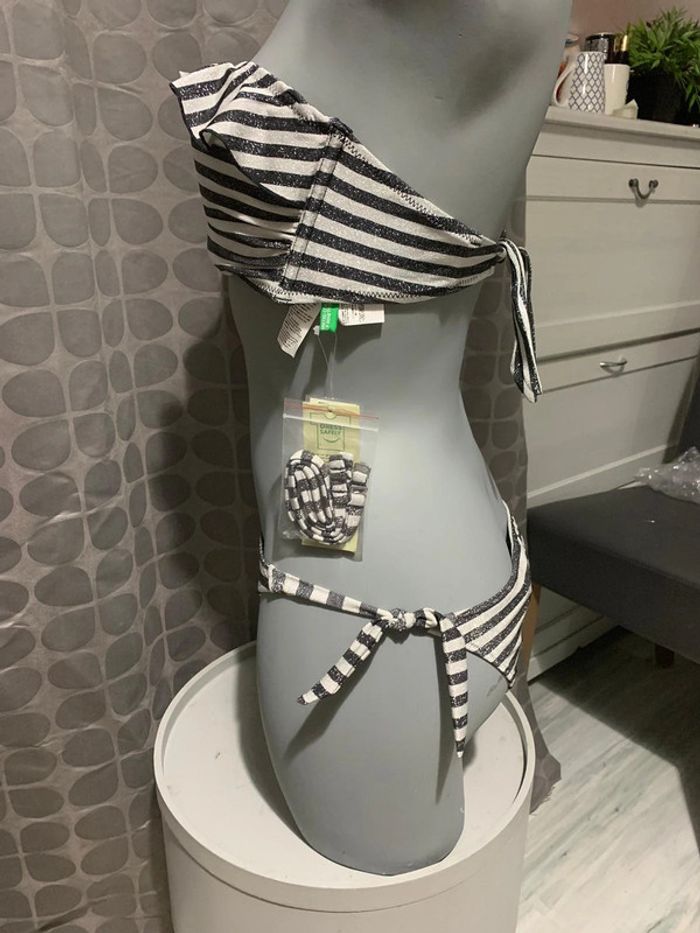 Haut de maillot L Benetton - photo numéro 3