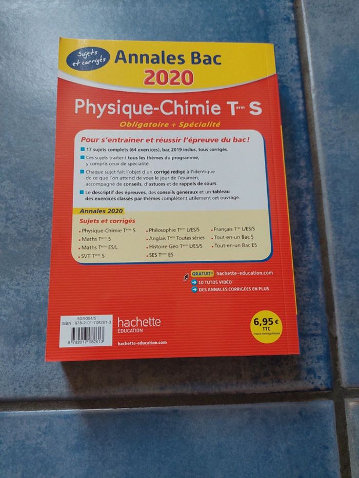 Annales bac physique chimie terminale 2020 - photo numéro 2