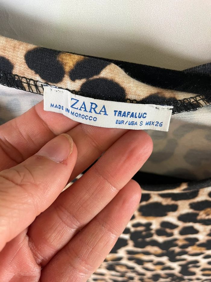 Robe courte Zara imprimé Léopard - photo numéro 2