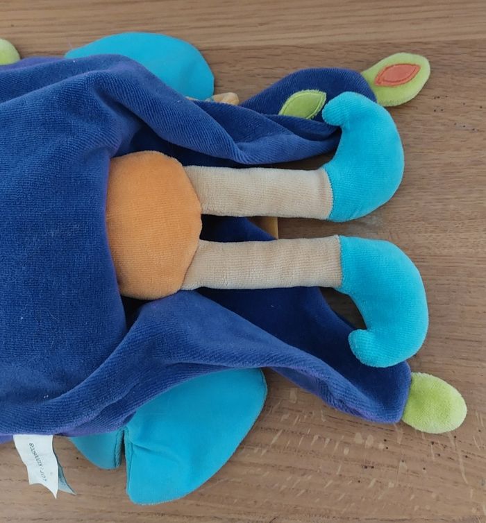 Doudou plat Ours Prince Indidous - doudou & compagnie - photo numéro 5