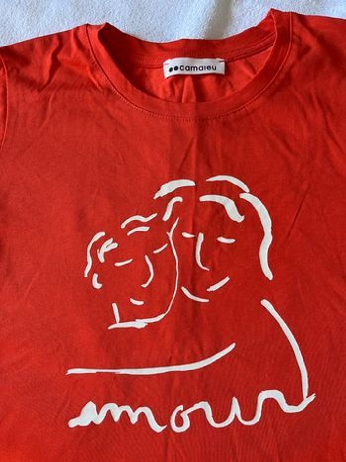 T-shirt Camaïeu orange 8-9 ans - photo numéro 2