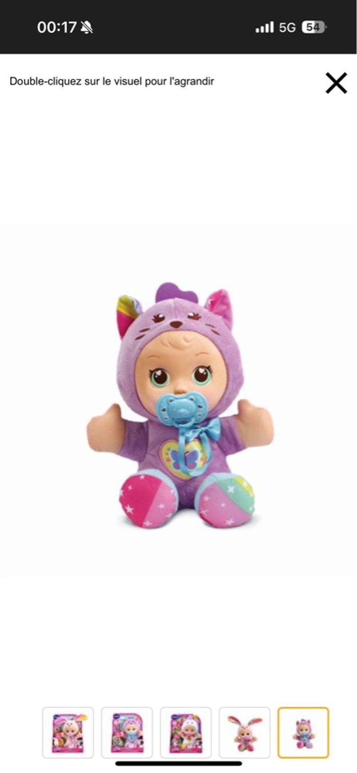 Vtech poupée chaton très mignon - photo numéro 2