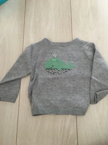 Gilet gris absorba 6 mois