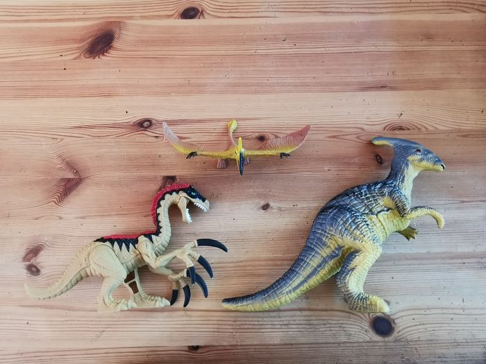 Lot de 3 dinosaures