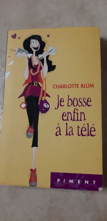 Livre roman je bosse enfin à la télé humour