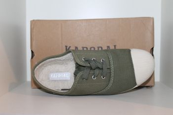 tennis kaporal fourrées verte 37