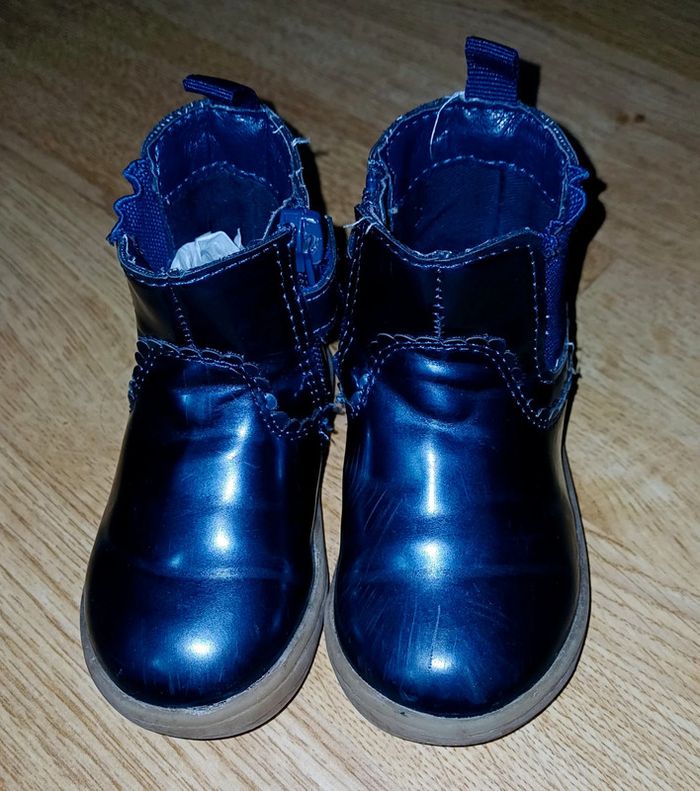 Bottines bleu marine 19