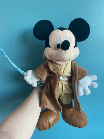 Grande Peluche Mickey Jedi star wars Disney