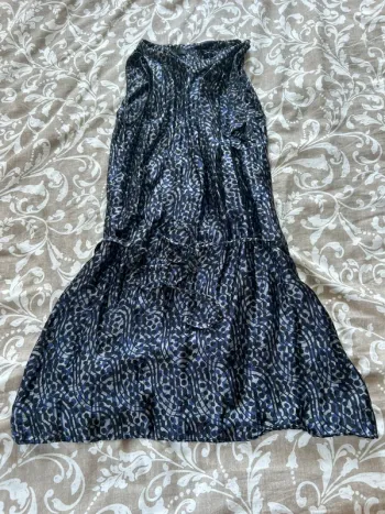 Robe longue ikks bleu taille 38