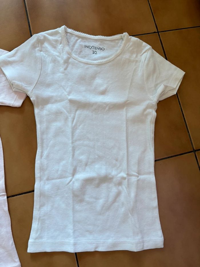 Lot 3 t shirt fille 10 ans - photo numéro 4