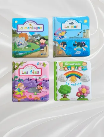 Lot de 4 livres imagiers bébé