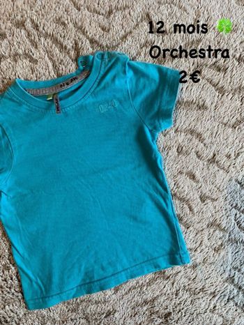 T-shirt 🍀 12 mois 🍀 Orchestra