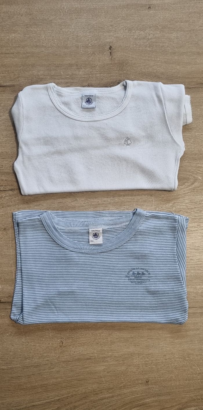 Lot t-shirts Petit Bateau 6 ans