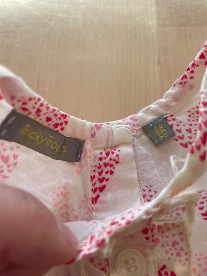Lot de robe et salopette fille 6 mois - photo numéro 8
