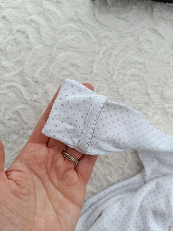 Body croisé manches longues avec moufles intégrés Mixte 3 mois Bout'chou - photo numéro 7