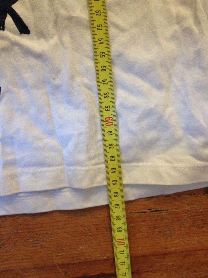 T shirt blanc motifs mer owk homme 38 100% coton - photo numéro 6