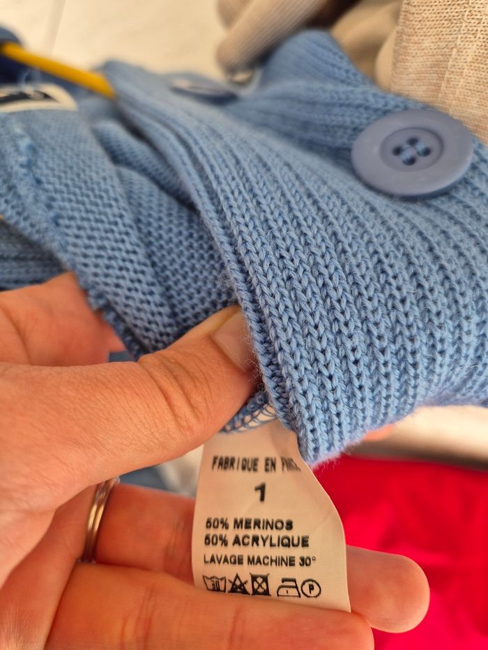 Gilet bleu - photo numéro 3