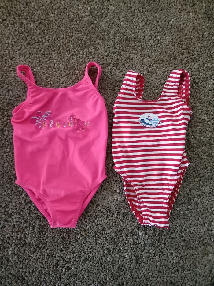 Lot de 2 maillots de bain 12 mois