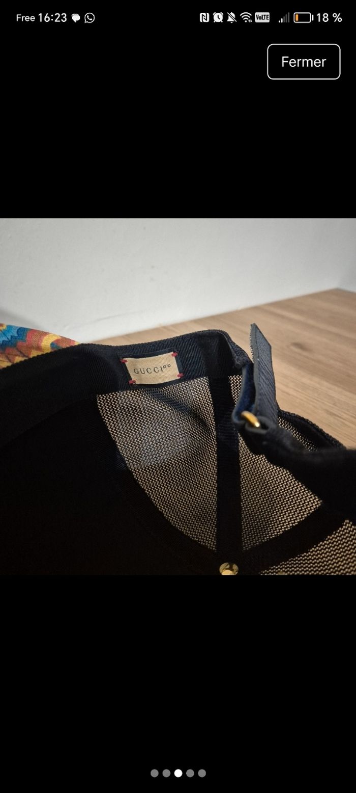 Casquette Gucci - photo numéro 3
