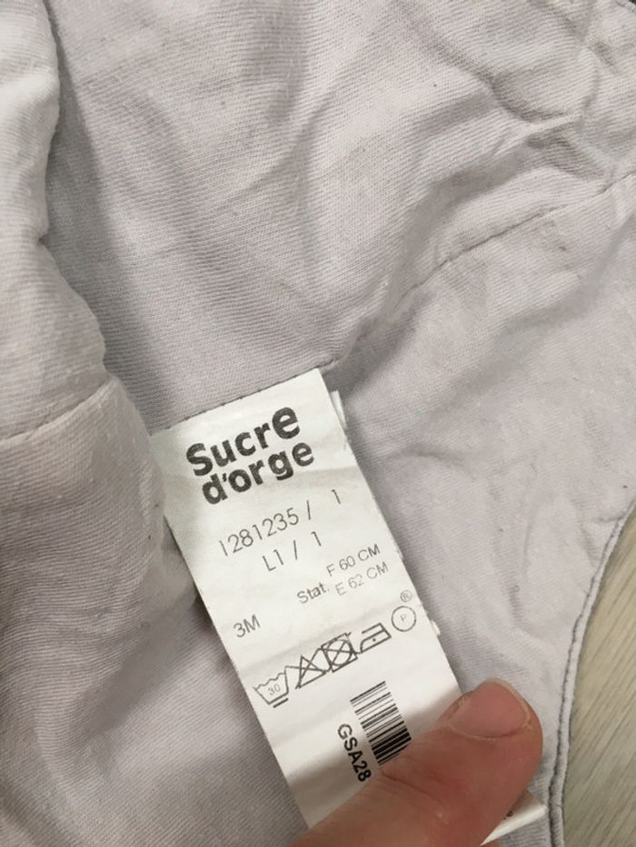 Salopette sucre d’orge gris 3 mois - photo numéro 3