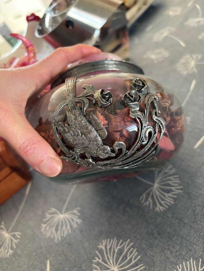Pot pourri en étain - photo numéro 7