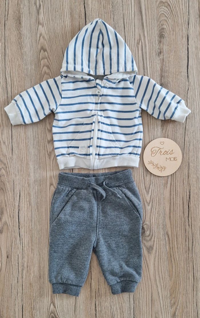 Ensemble jogging bébé garçon 3mois